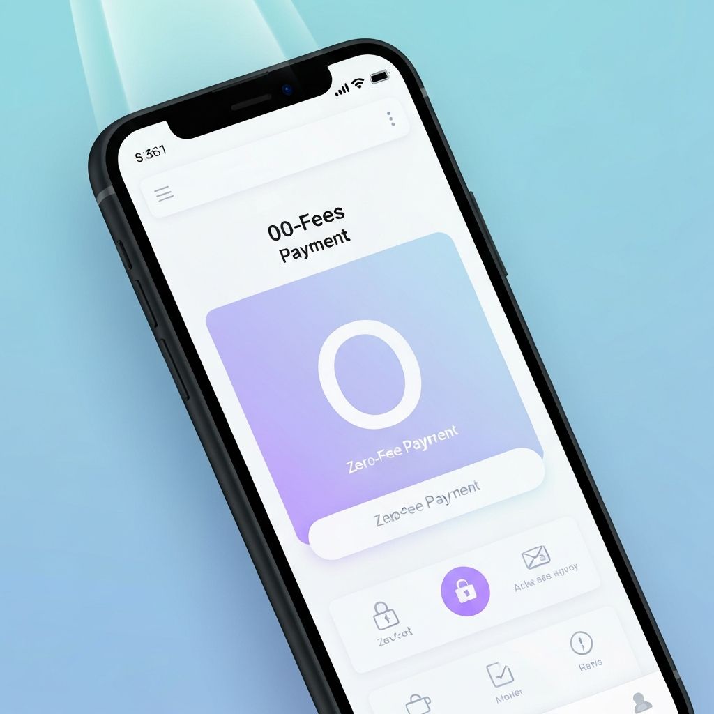 Zero fees illustration